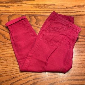 Loft red pants